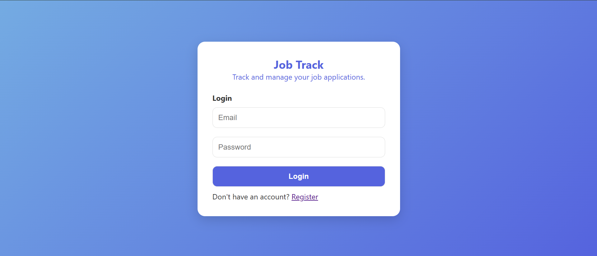 Job Track Preview